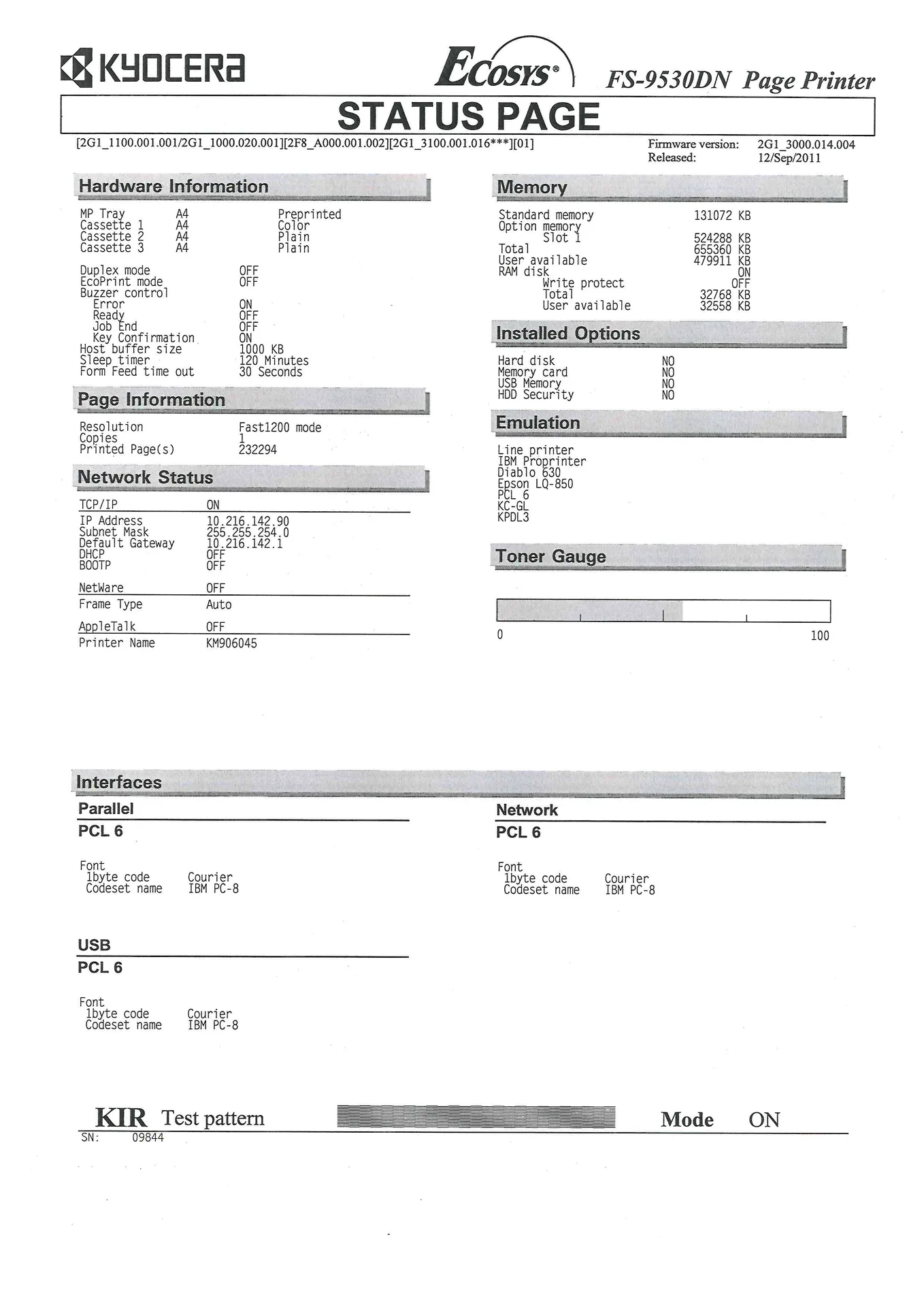 Kyocera FS-9530DN miniatura 5